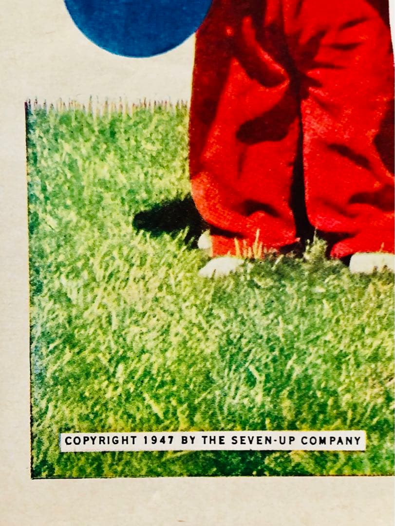 セブンアップ・vintage ７-up 1947年広告 コレクタブル