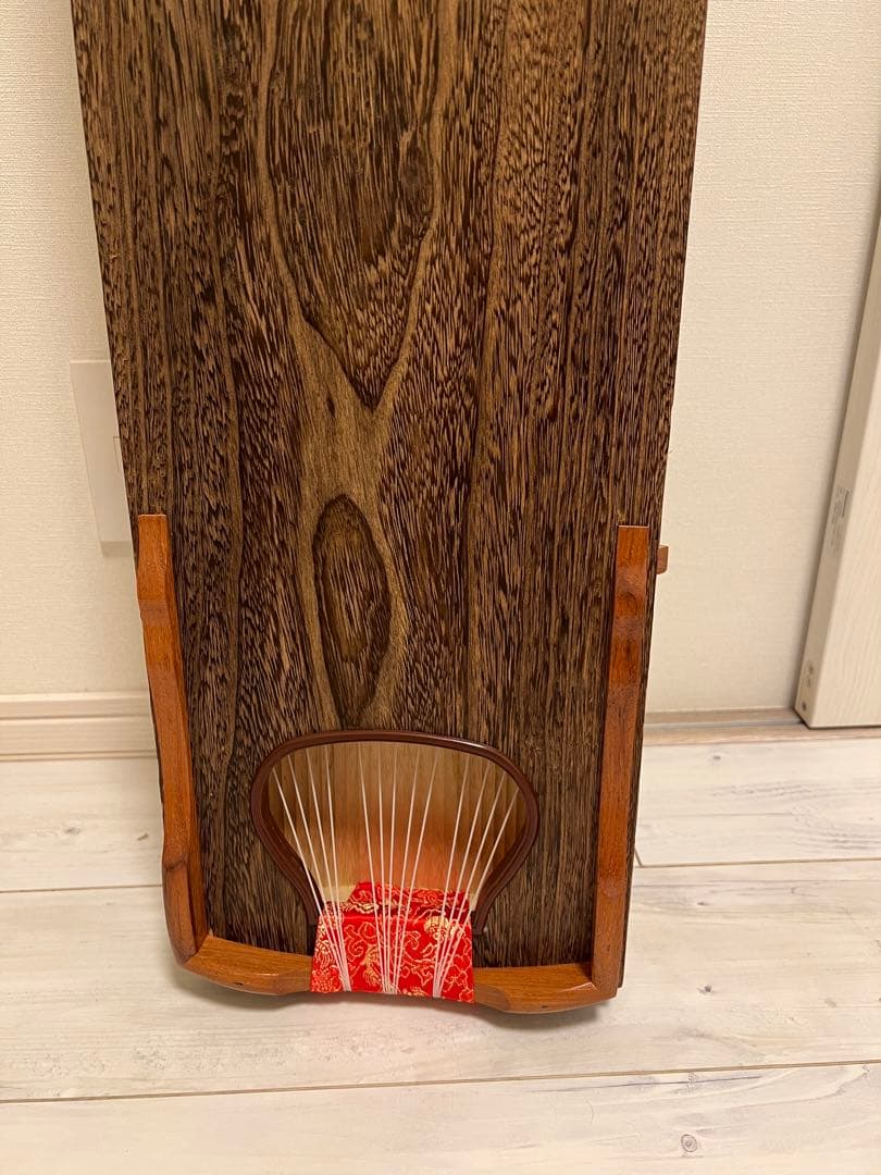 3連休特別価格です❣️木製お琴 13本弦 ダークブラウン