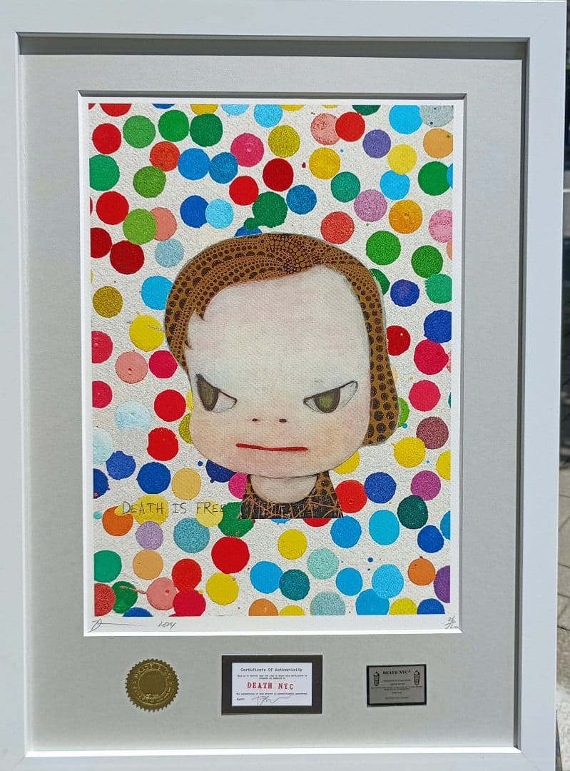 DEATH NYC ZS144 サイン、ナンバー、COAあり