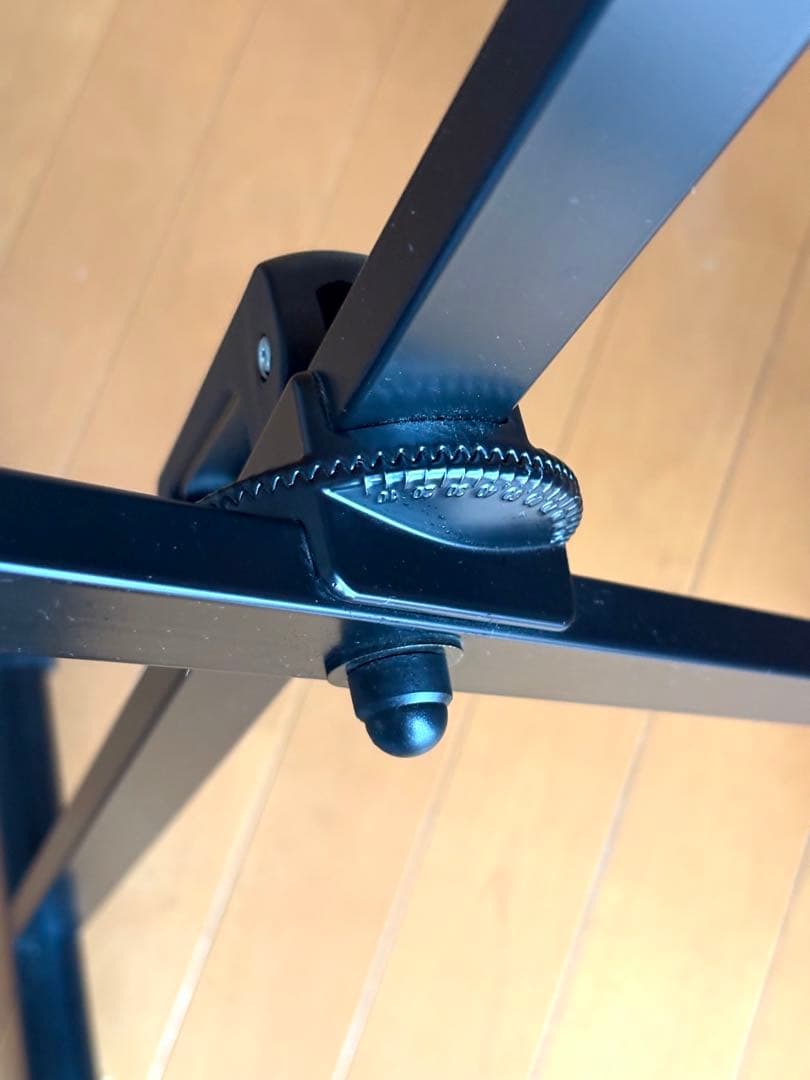 K&M 18990 キーボードスタンドX型　ダブルタイプ　黒