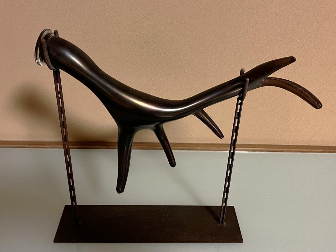 ガラス作家　frescoの辻野剛作品　特注台付き