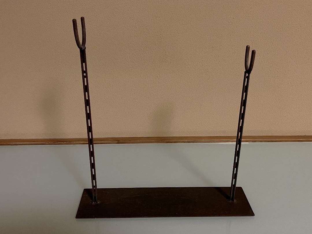 ガラス作家　frescoの辻野剛作品　特注台付き