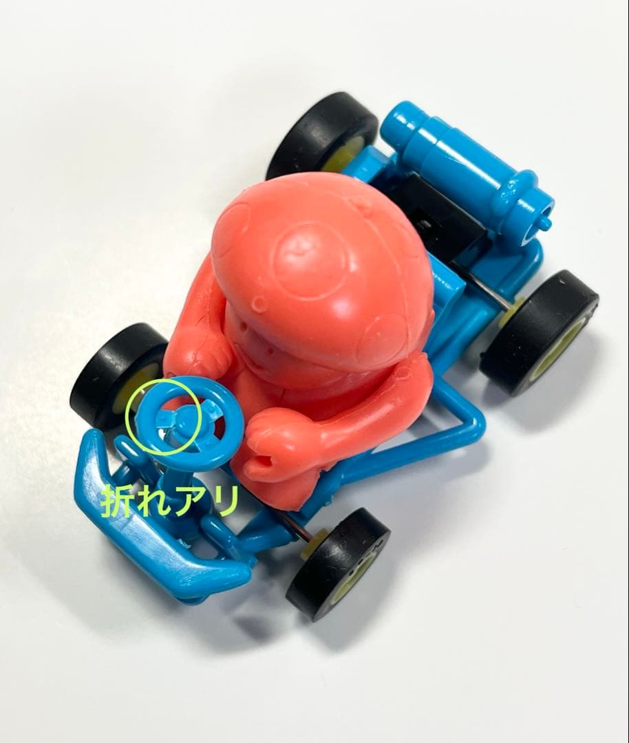 マリオカート　フィギュア　塩ビ　プルバック　マリオ　レトロ