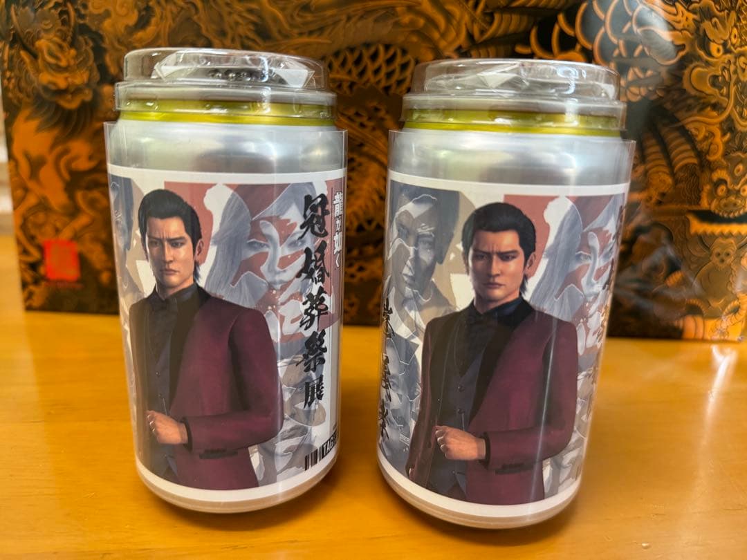 龍が如く　峯義孝　コラボ缶　当たりアクリルチャーム　冠婚葬祭展