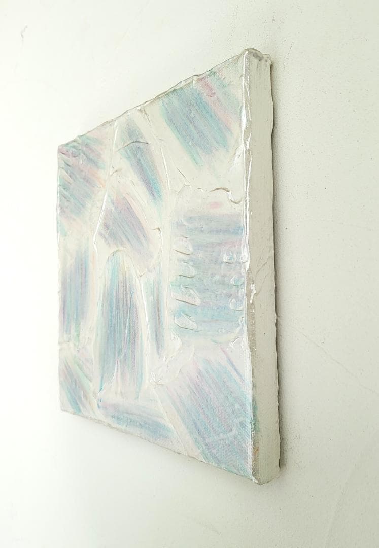 再生Ⅱ / テクスチャーアート 18×18㎝ S0 原画1点のみ モダンアート