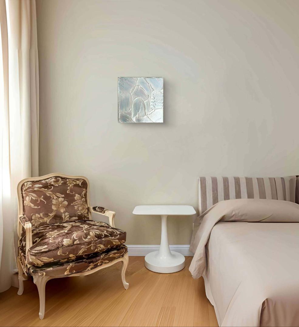 再生Ⅱ / テクスチャーアート 18×18㎝ S0 原画1点のみ モダンアート