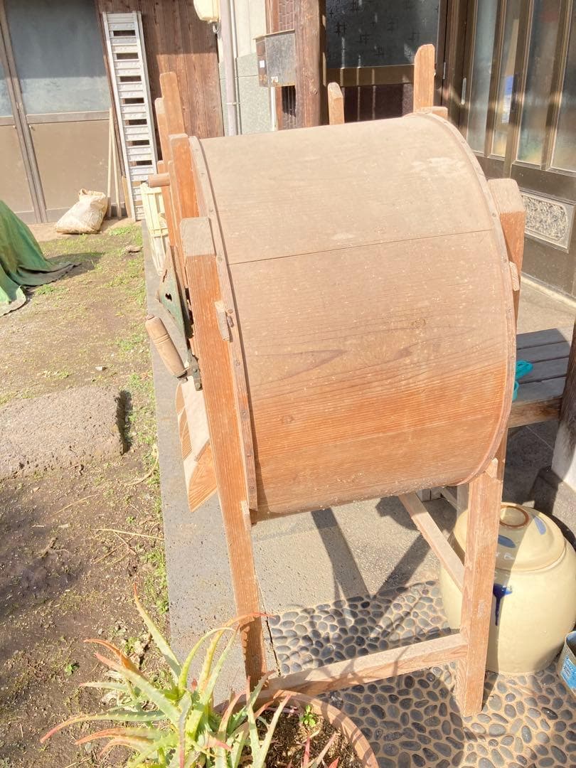 唐箕 籾摺機 手回し ハンドル式 農機具 とうみ レトロ 古民家