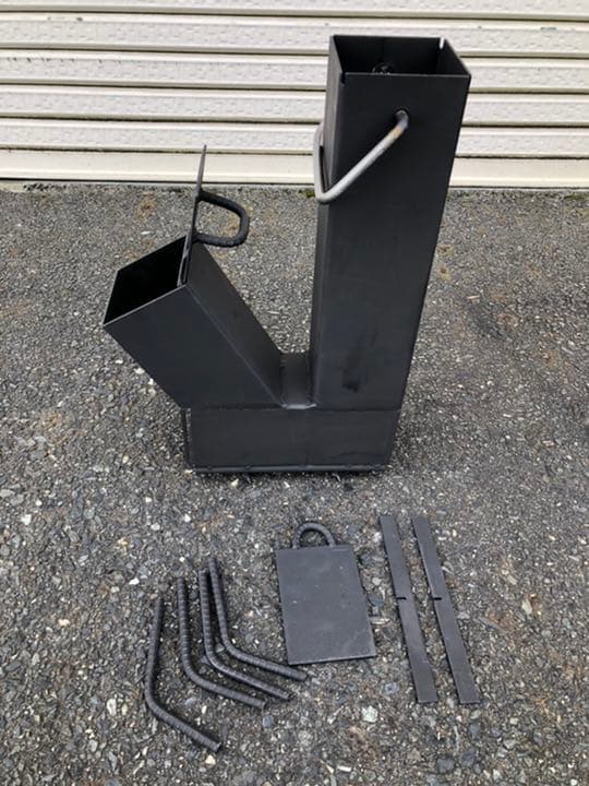 ロケットストーブ　ソロキャンプ
