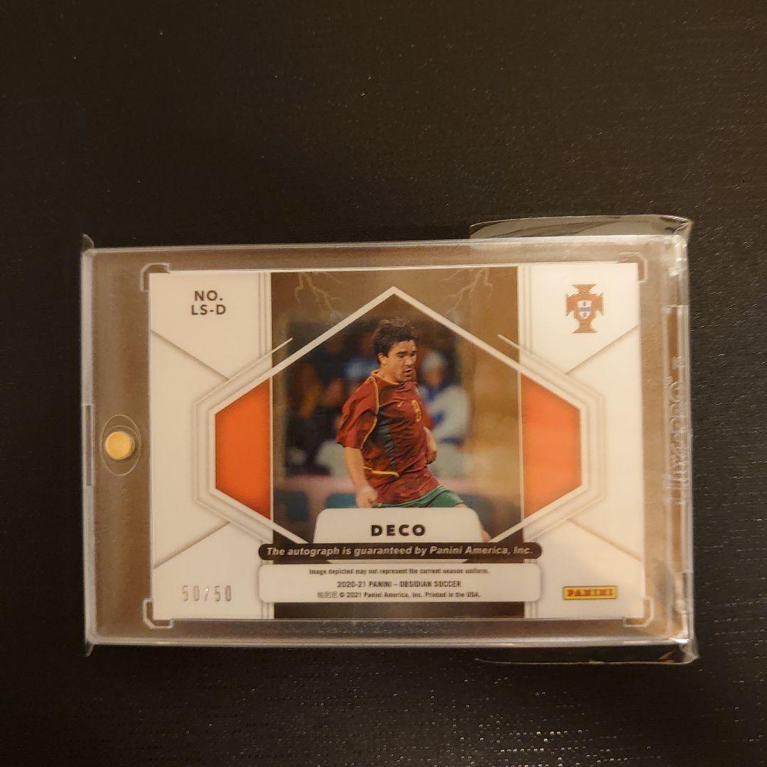 ラストナンバー Panini ポルトガル代表 デコ 直筆サインカード