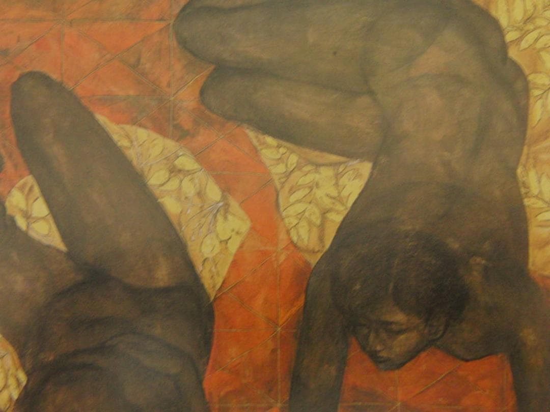 石本正、【夏日】、希少な額装用画集より、新品額装付、状態良好