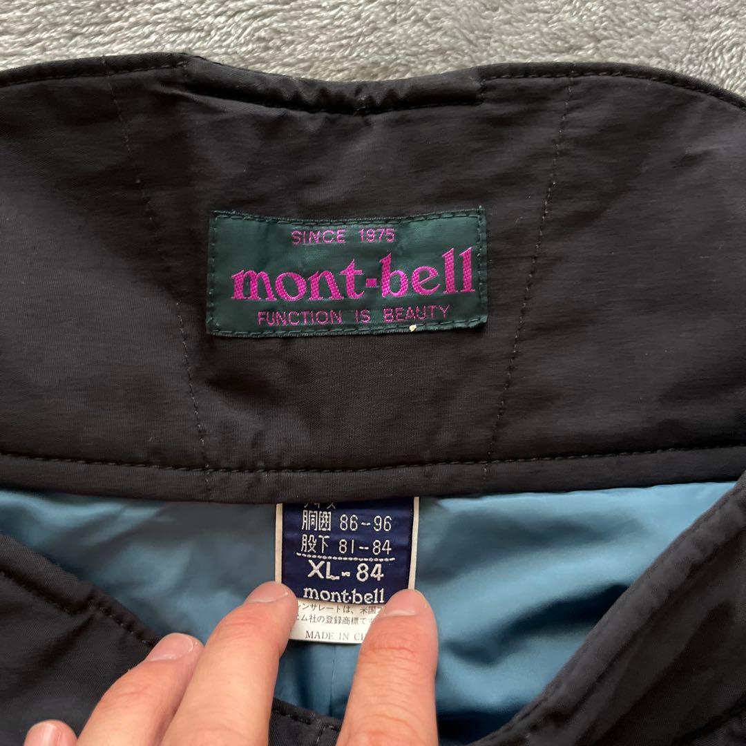 mont-bell スノーボードウェア XL ブラック　モンベル　3M