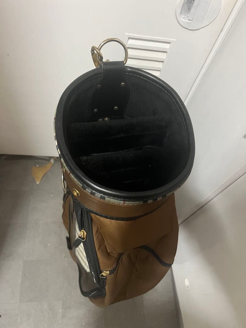 Burberrys キャディバッグ ブラウン チェック柄