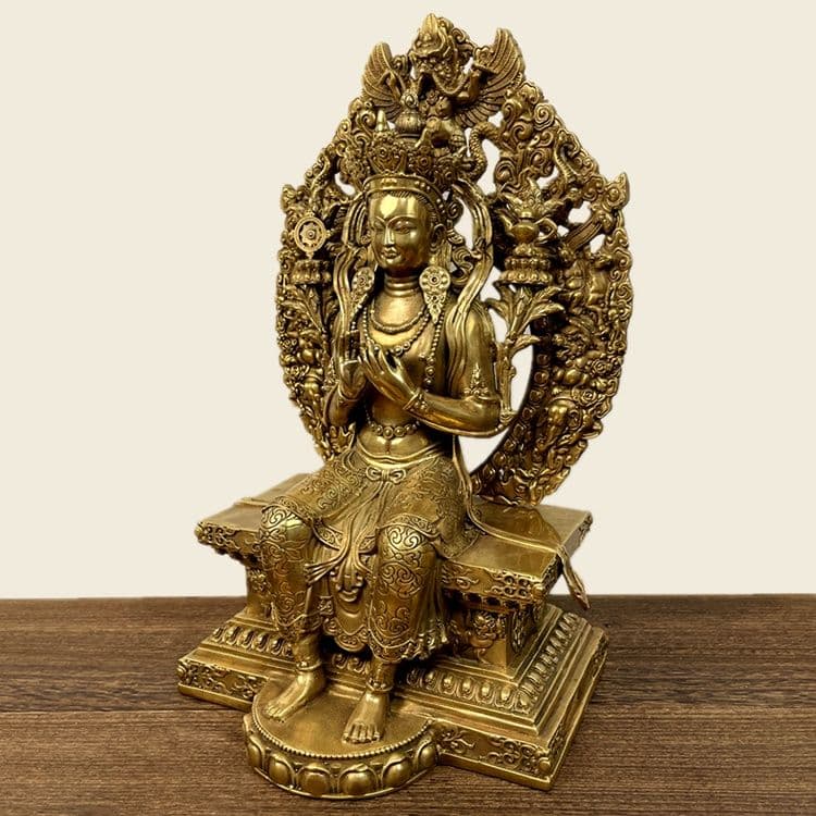 仏教美術 仏像 強巴仏 未来仏 銅製品 鎮宅辟邪 開運 風水招財 置物 工芸品