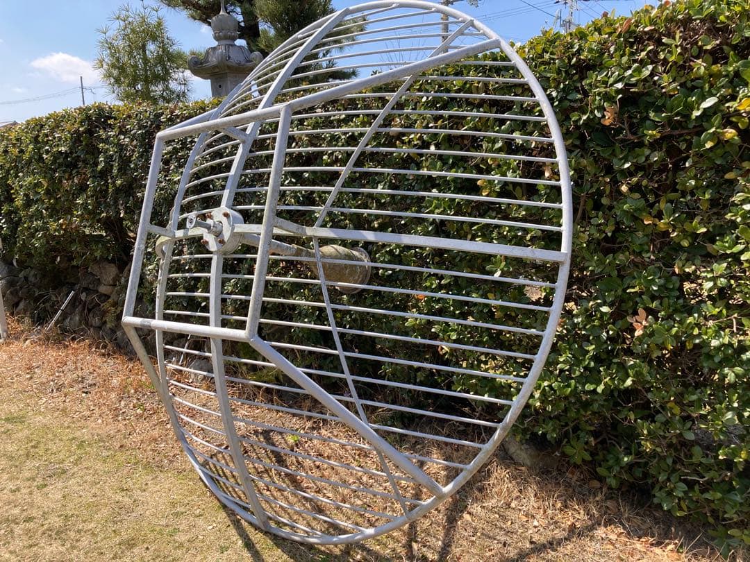 【値下げ】2.4mΦグリッドパラボラアンテナ反射板