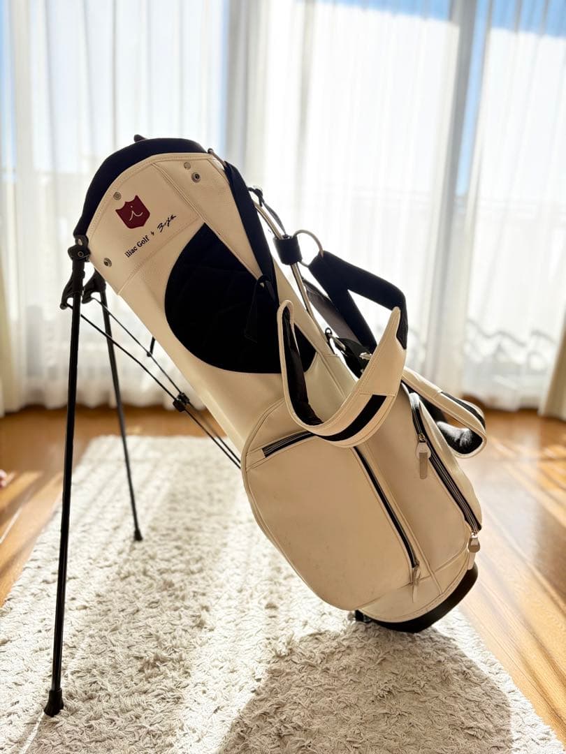 スタンド キャディバッグ ヴィンテージホワイト Iliac golf