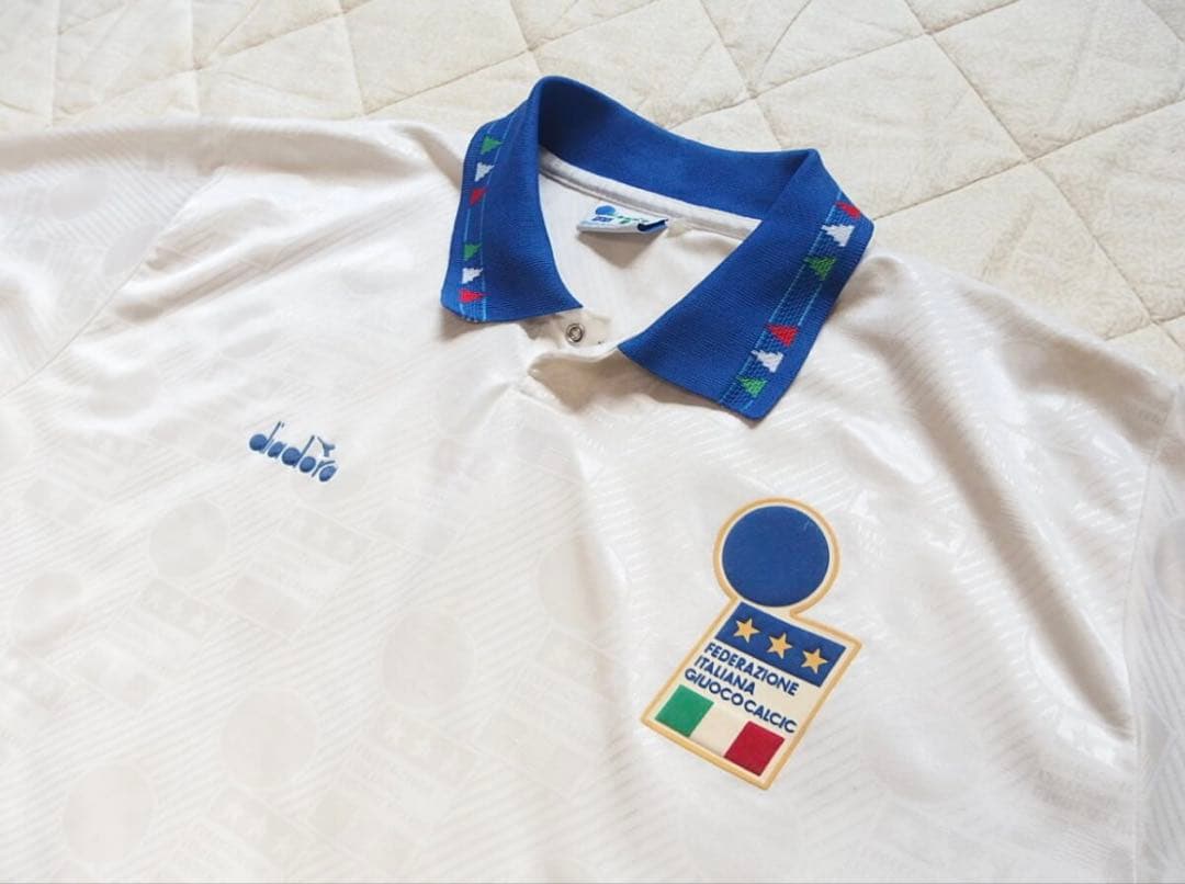 【極美品//XL】ディアドラ94イタリア代表 アウェイUK製