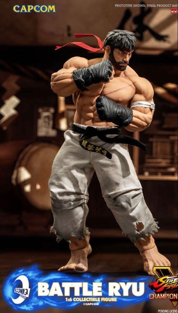 本日出品終了888体限定 ストリートファイター バトル リュウ 1/6