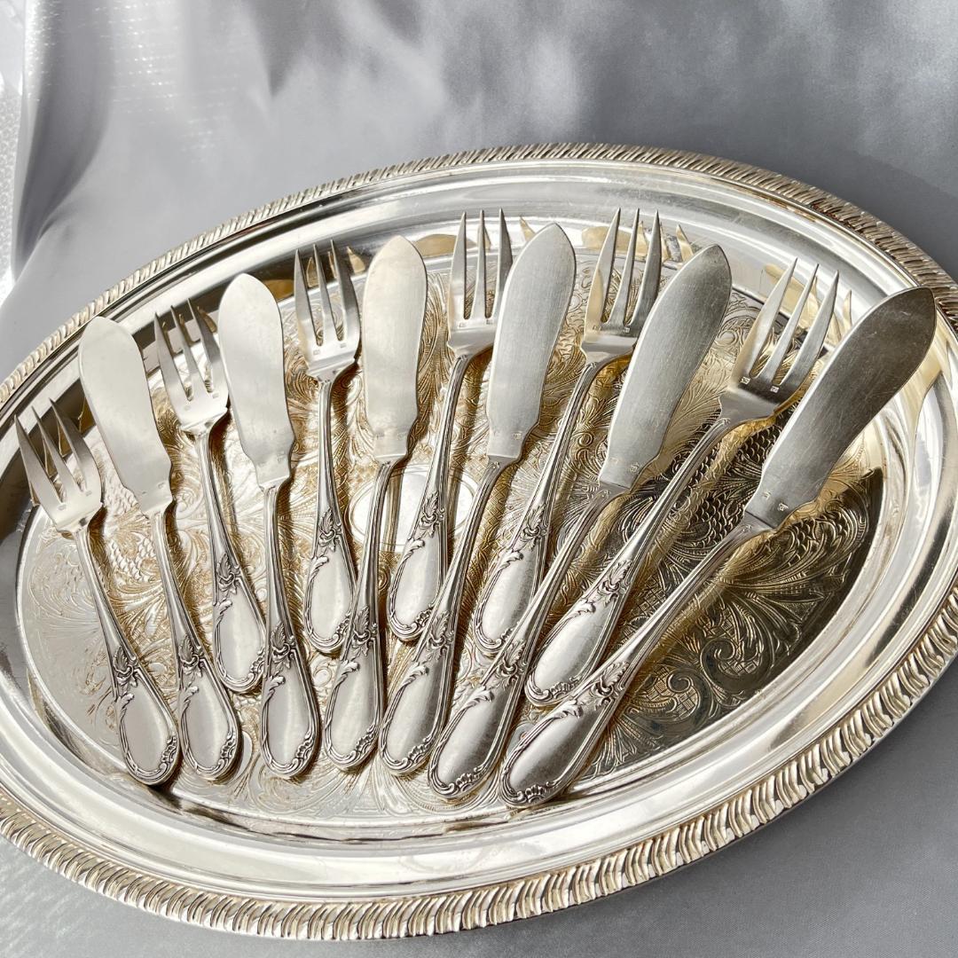 【仏蘭西】 Louis XV カトラリーセット 12本　ルイ15世様式