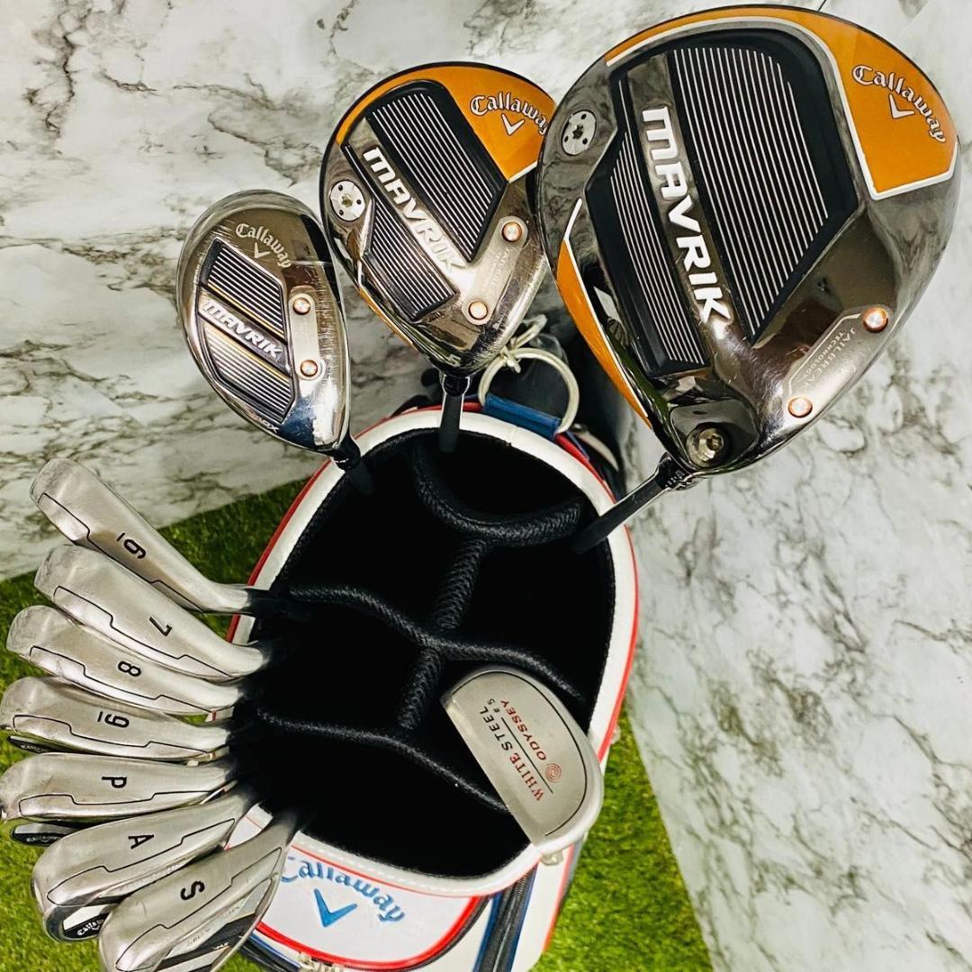 【良品】初心者推奨 キャロウェイ マーベリック メンズゴルフセット 11本 R