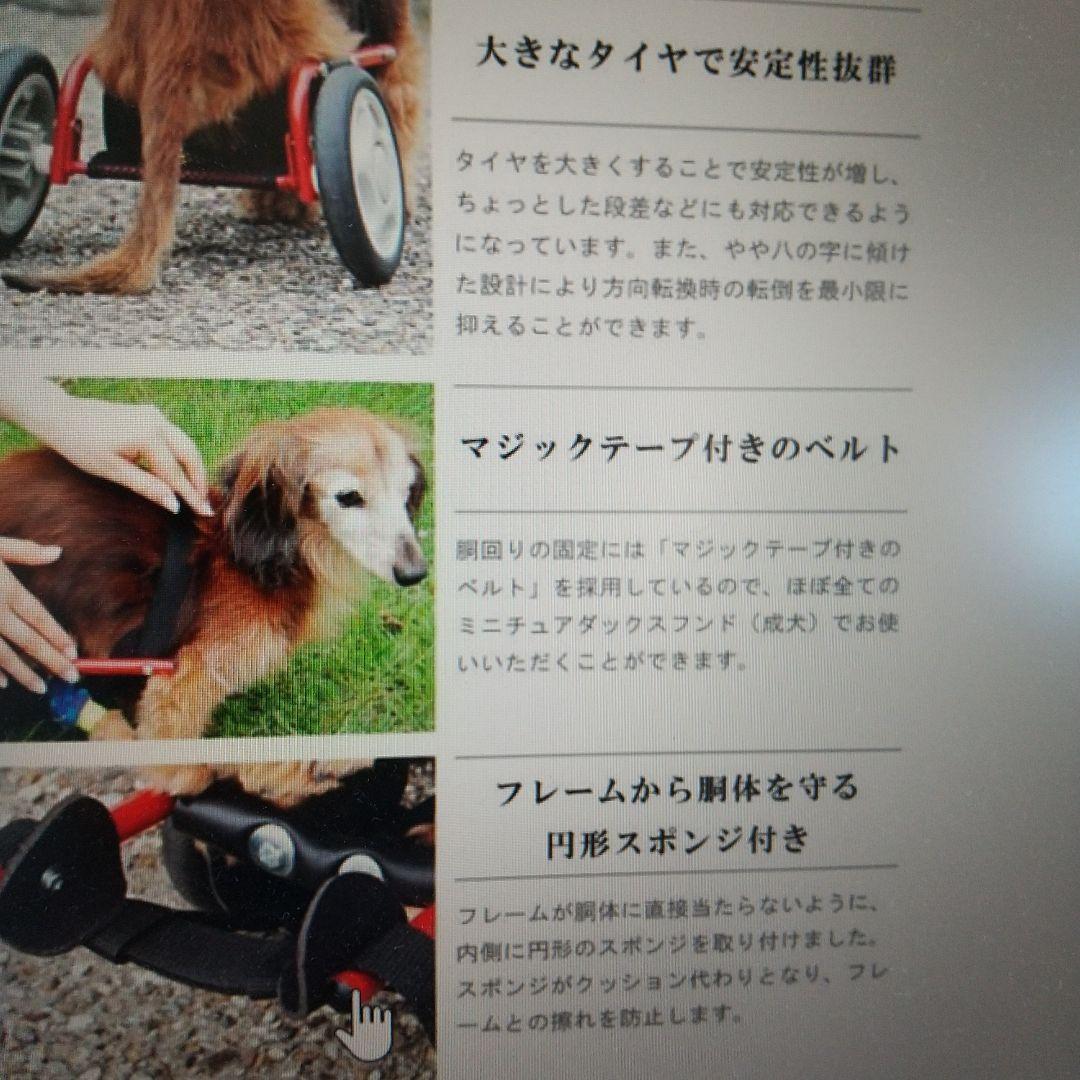 新品　　ミニチュアダックスフンド専用ドッグウォーカー 車いす