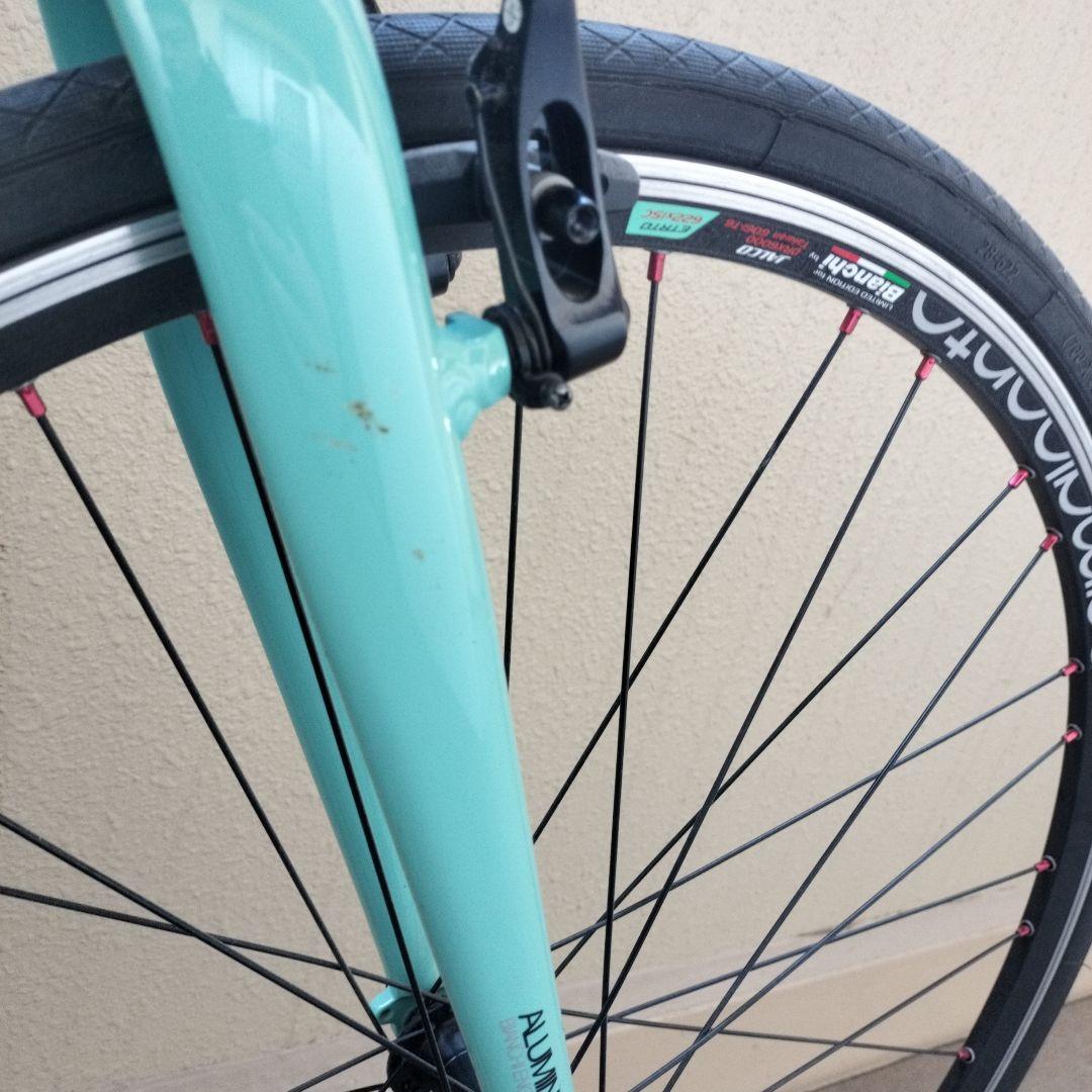 タコ【発送可】室内保管　ビアンキ クロスバイク カメレオンテ２