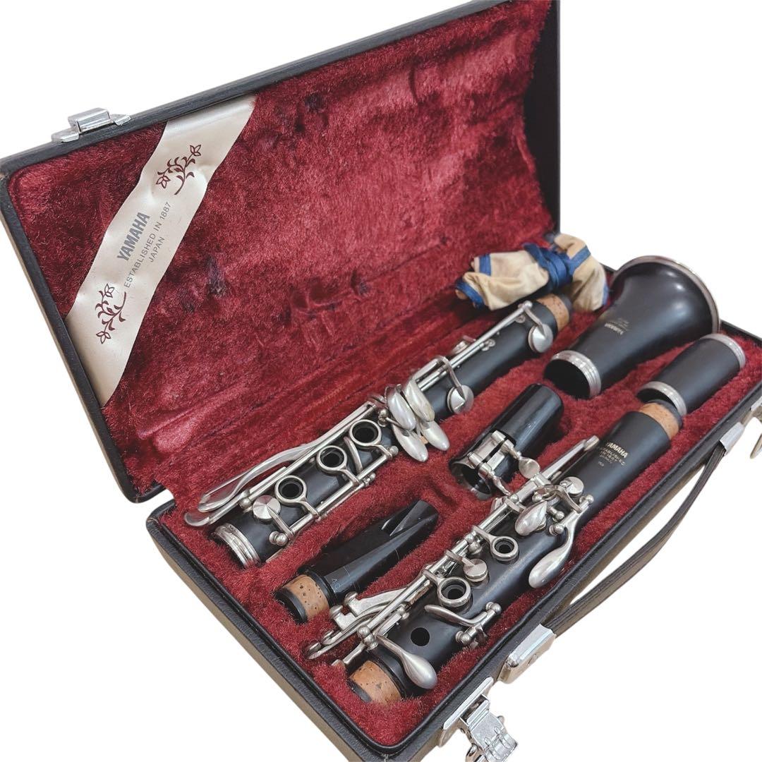 良品 ヤマハ B♭クラリネット YCL-352 木製 グラナディラ 吹奏楽