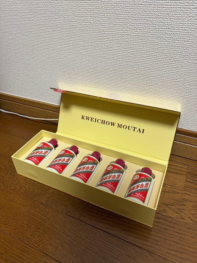 貴州茅台酒　50ml✖️5本セット ギフトボックス