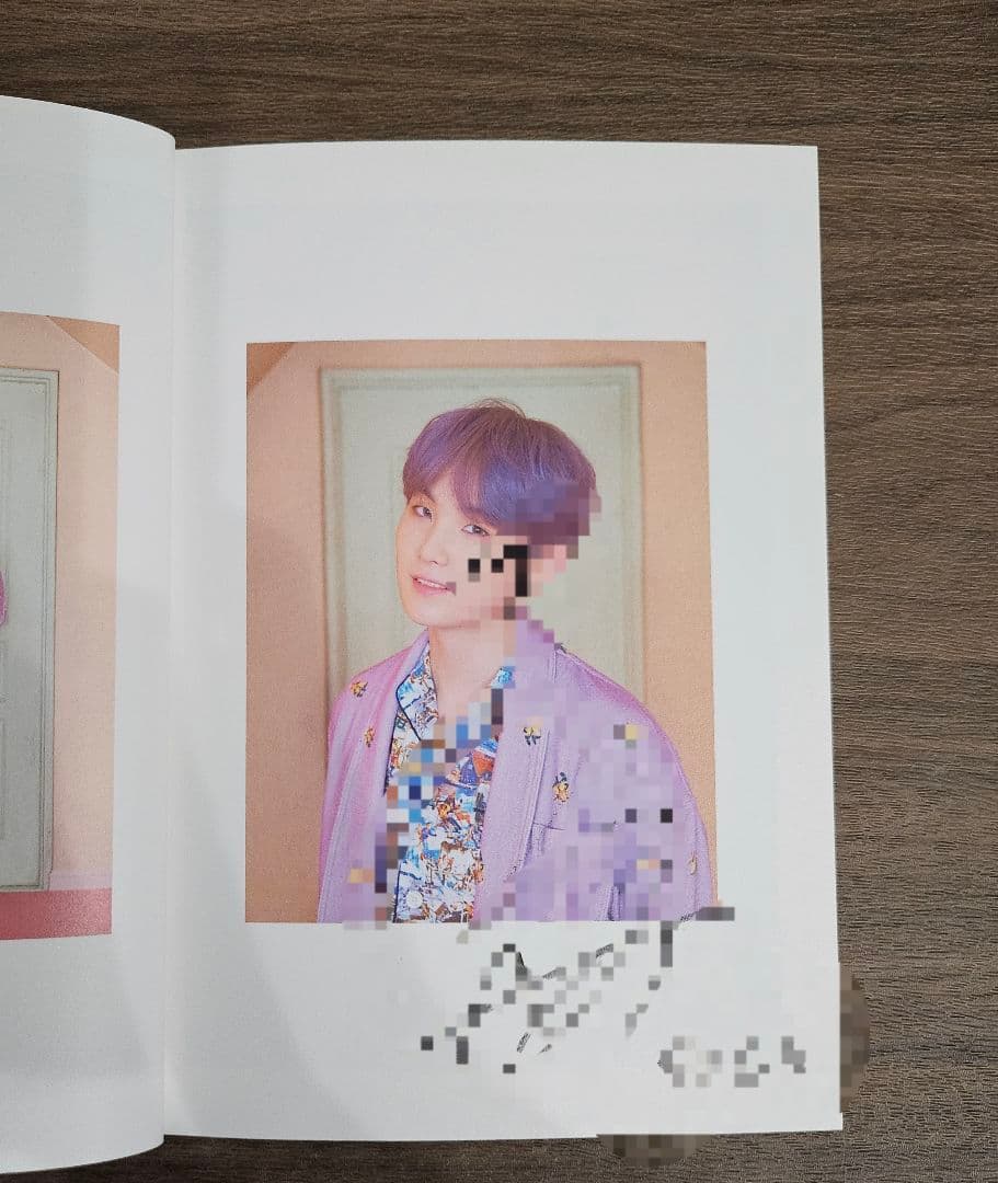 BTS 韓国 サイン会 直筆サイン SUGA AgustD ユンギ フォト