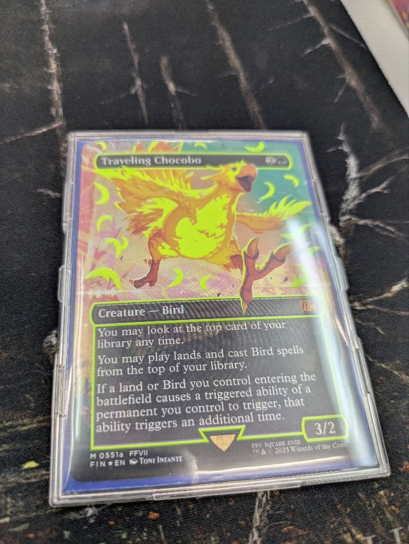 旅するチョコボ/Traveling Chocobo ネオンインクfoil