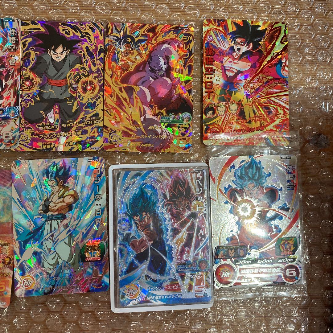 スーパードラゴンボールヒーローズ カード計16枚何円なら買いますか？