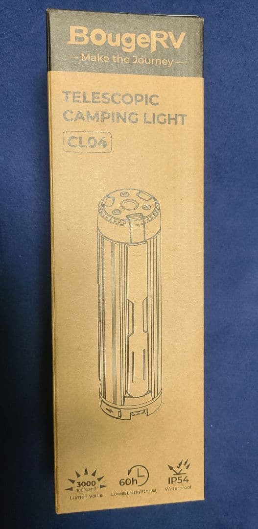 【新品未使用未開封】BougeRV テレスコピックキャンプライト CL04