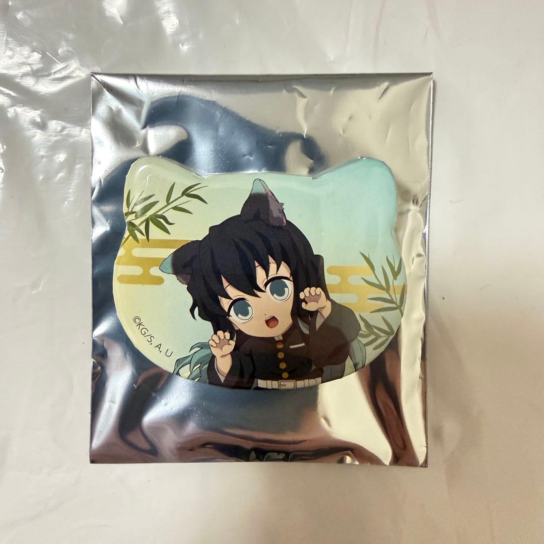 【鬼滅の刃】時透無一郎 ねこ型缶バッジ ナンジャタウン 新品未使用
