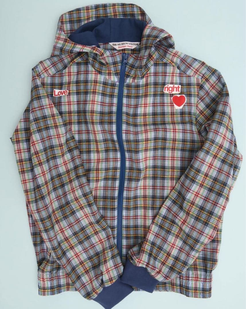 themuseumvisitor LOVE CHECK JACKET チェック
