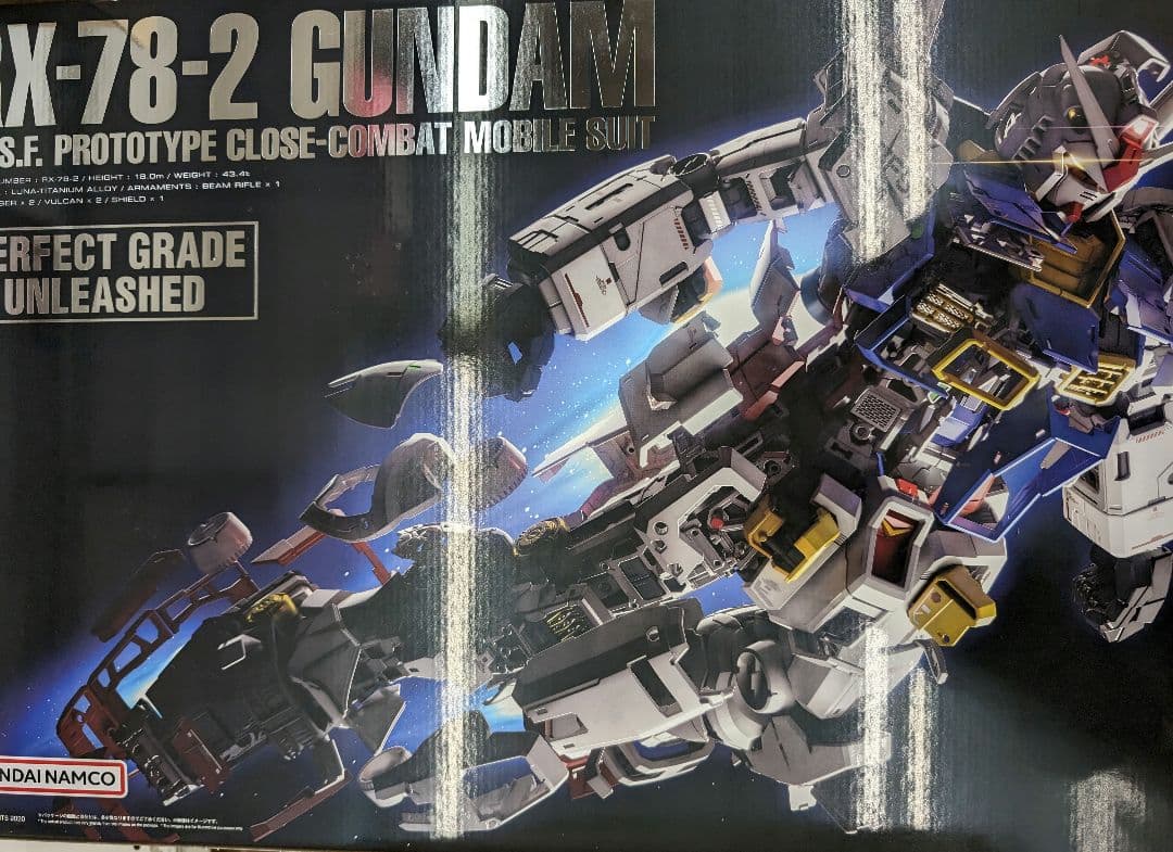ＰＧ.1/60UNLＥAＳHＥD.ＲX-78-2ガンダム。