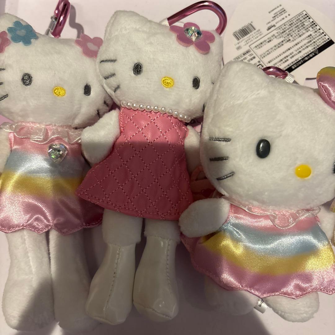 ハローキティ キディランド限定 スタイルアップマスコット 3個セット