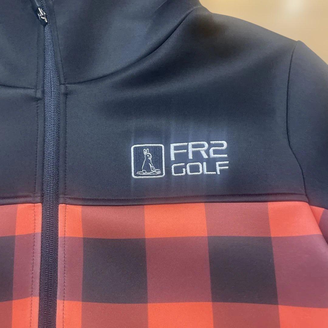 FR2 GOLF チェック柄ジャケット フード付き