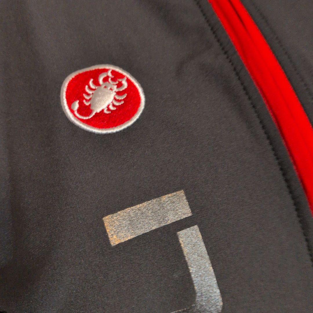 Castelli サイクルジャケット ブラック/レッド