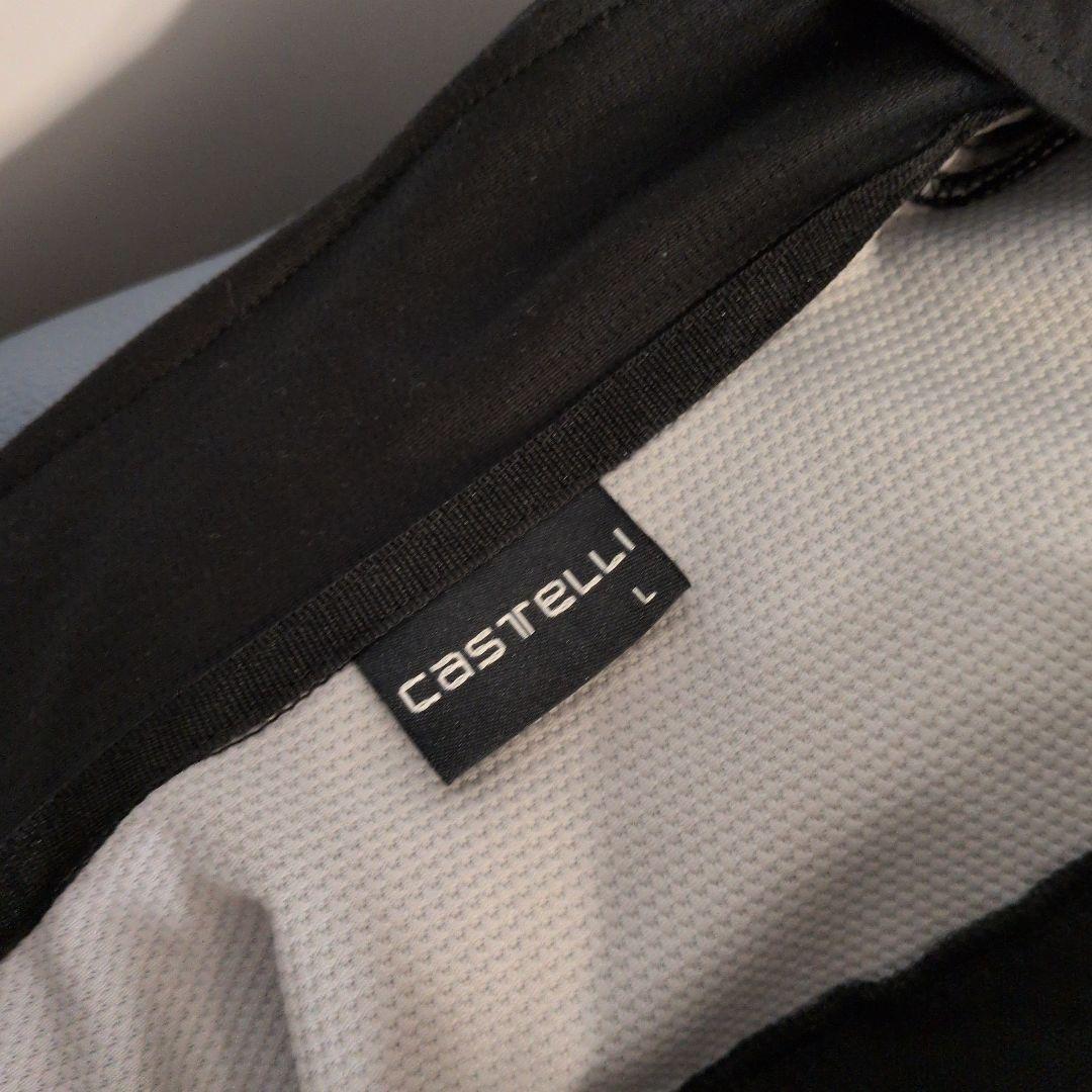 Castelli サイクルジャケット ブラック/レッド