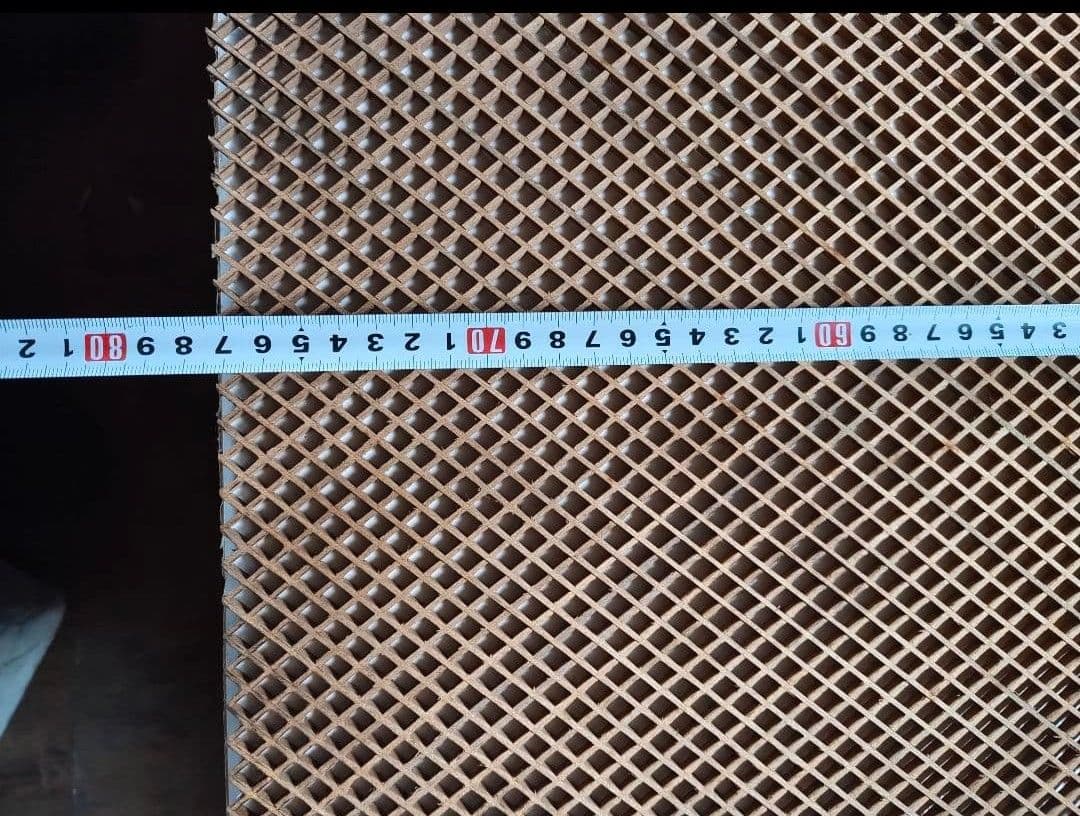 木製 網目状　組子　 工芸品　2枚価格　③