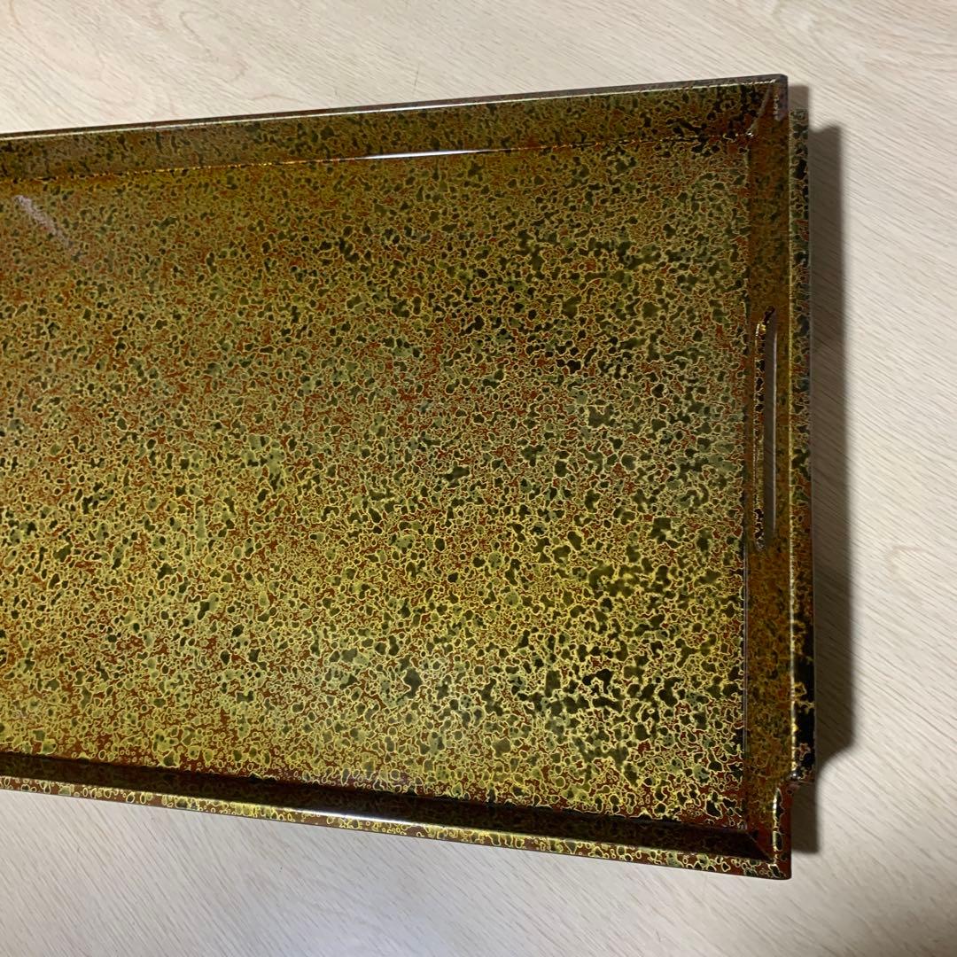 津軽塗り　お盆　トレー　昭和レトロ　工芸品