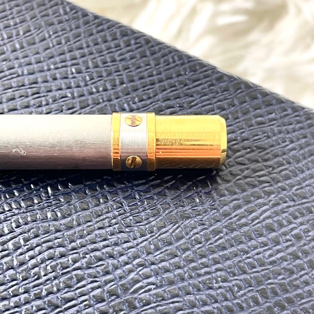 カルティエ　Cartier ボールペン　シルバー　ゴールド