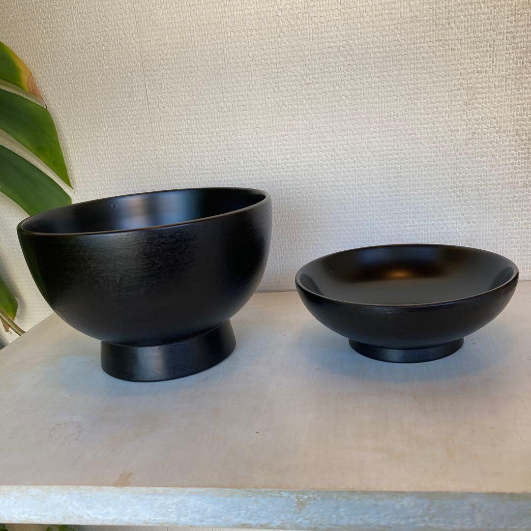 赤木明登　漆器　黒　三つ椀　二つ椀　検　角偉三郎　内田鋼一　定価66000円