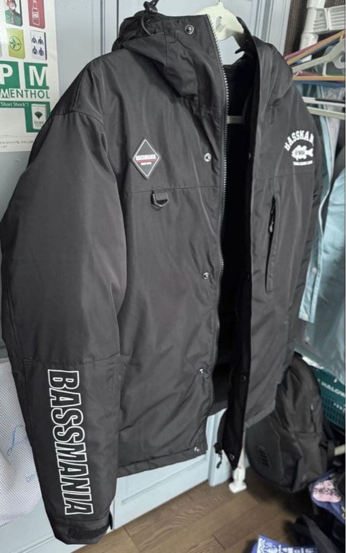 バスマニア　アーチロゴマウンテングースダウンジャケット ブラック Mサイズ