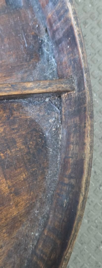 アジアンアンティーク　漆塗り？ 大きな　蓋付き　木箱