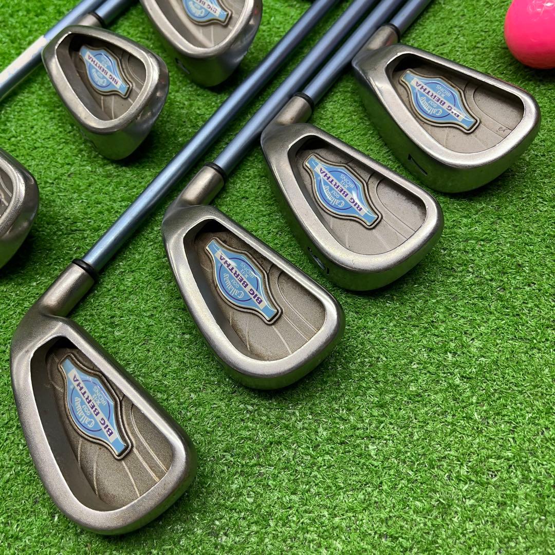 寶TIS-531 Callaway BIGBERTHA レディースアイアンセット