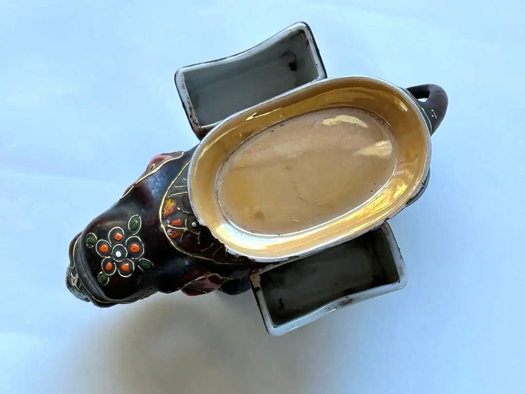 ゾウのマッチ立て 【薩摩 盛揚】 【1930年代？】