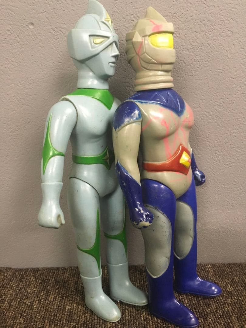 ミラーマンソフビ　ブルマァク　パイロット版　2体セットおまけ付き