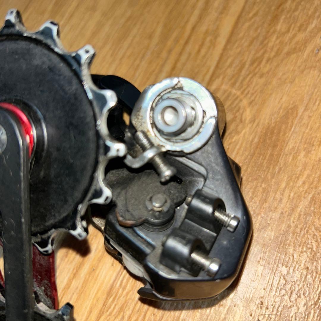 RIDEAビックプーリー、SHIMANOリアディレイラー等々。