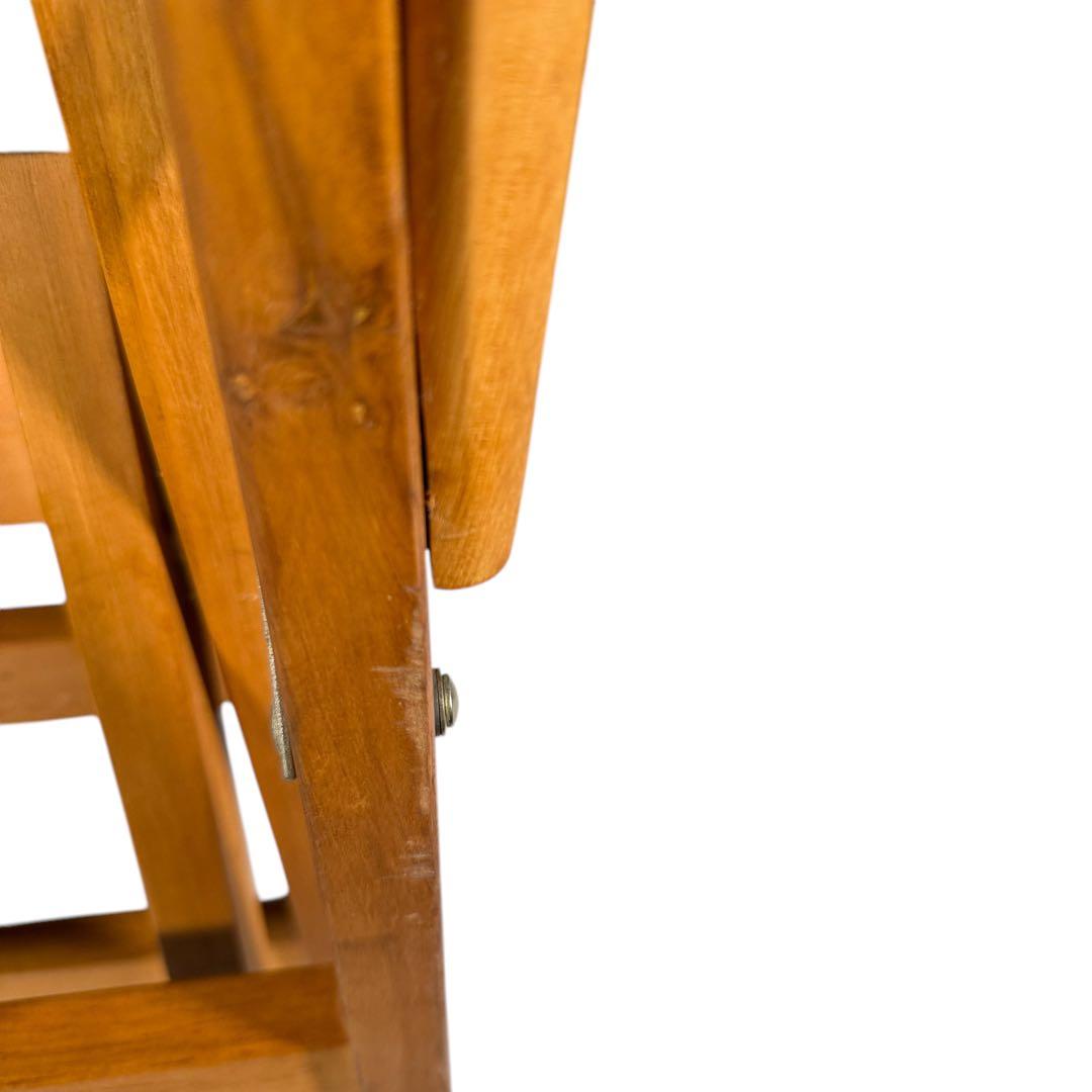 HR631 【廃盤希少品】コールマン　ガーデンウッドフォールチェア　テーブル付