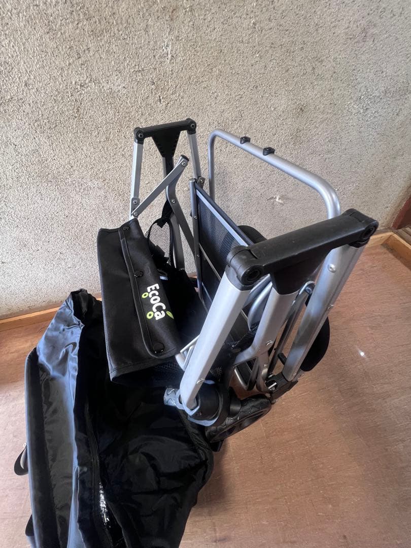 【美品】EcoCa エコカ ショッピングカート 折りたたみ 保冷バック付き